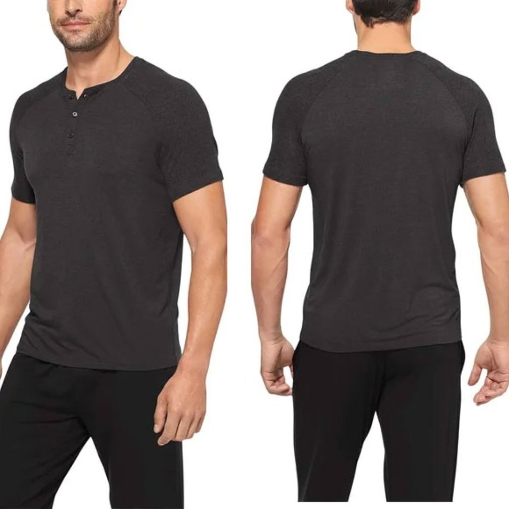 Tommy John Lounge Short Sleeve Henley